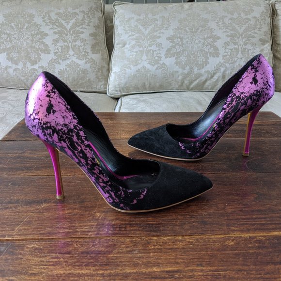 Rupert Sanderson Pointed-Toe Diva Pumps - Picture 5 of 12
